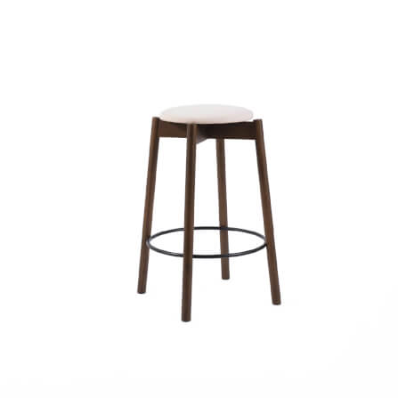เก้าอี้บาร์ PODIUM LITE รุ่น PLUS MID STOOL สี WALNUT BROWN (ถอดประกอบได้)